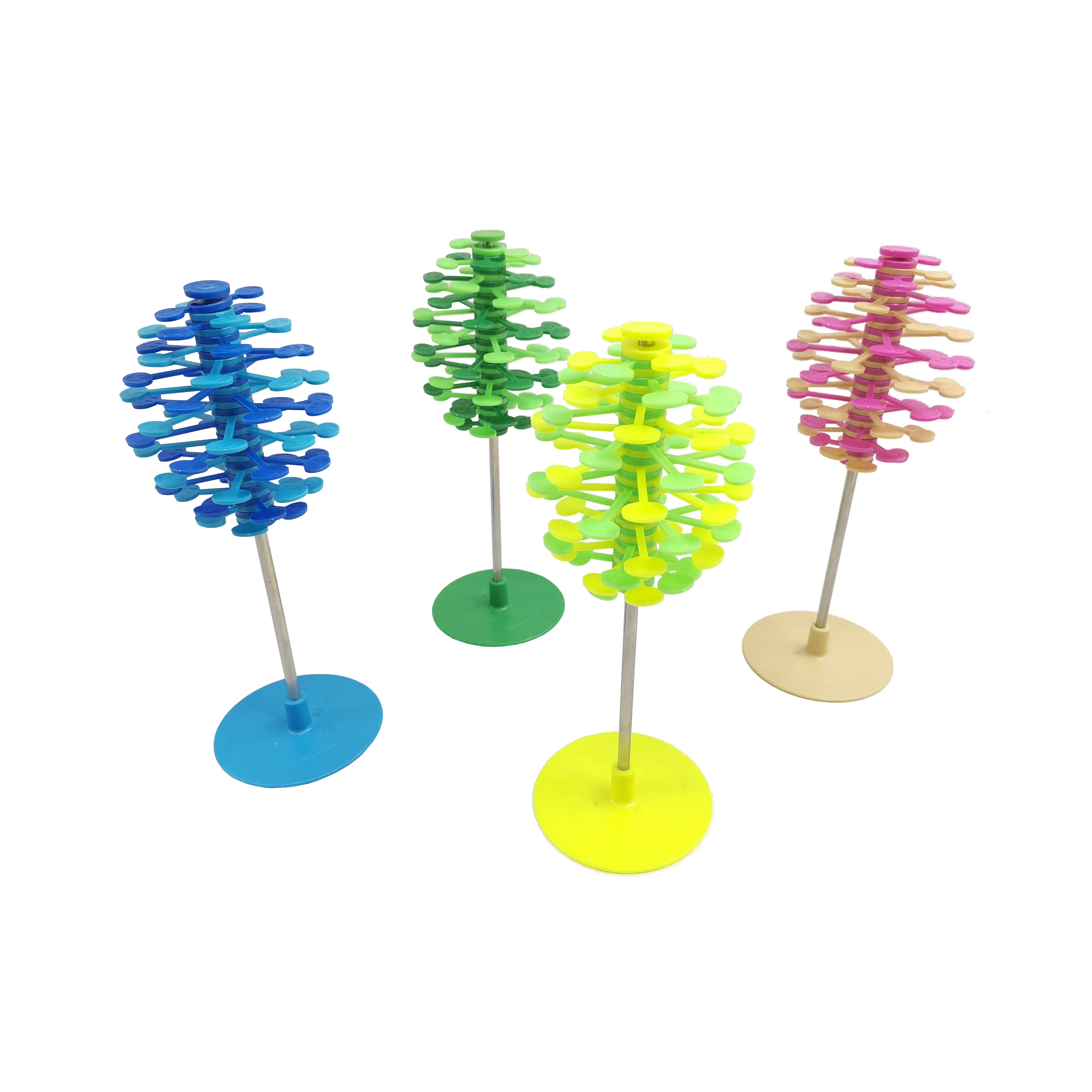 Office Decoration Colorful Tree Decompression Toy Magic Rotate Lollipop Stree Relief Toys For Kids And Adults