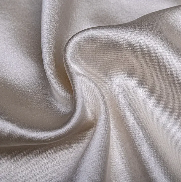 OEKO TEX 100 6A Grade Pure 100% Mulberry Silk 16 19 22MM 114cm 140cm width Plain Dyed Charmeuse satin fashion fabric