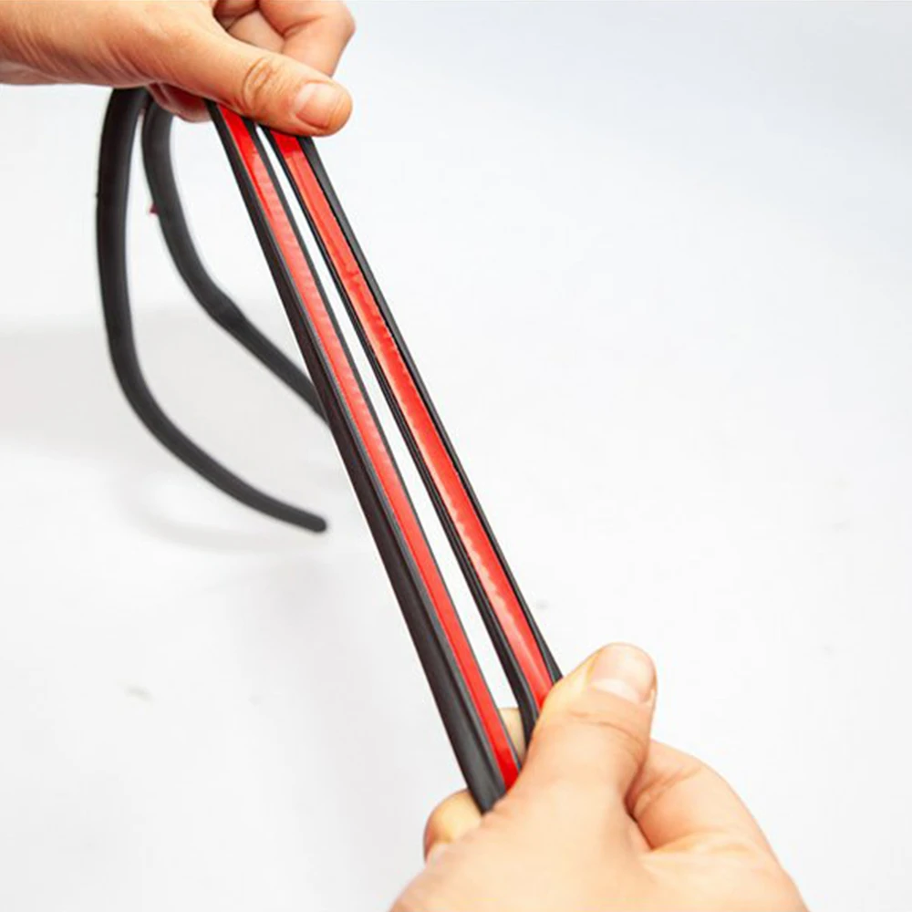 Car Door Seal Strip Rubber Soundproof For Tesla Model 3 Rear Trunk Sound Proof Noise Reduction Weather Draft Sealing Trim