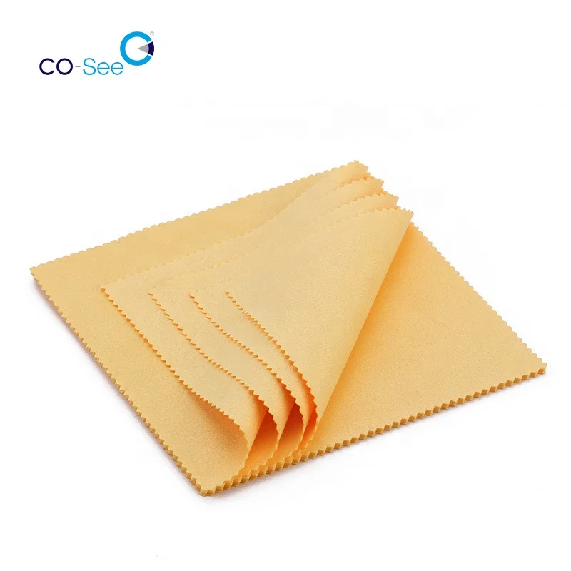 Custom Microfiber Fabric Sunglasses Glasses Cleaning Cloths Lens Cleaner Cloth