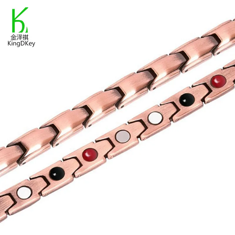 New Style New Fashion Women Magnetic Bracelet Colorful Rhombus Gold Plated Bracelet Hot Sale Slimming Magnetic Therapy bracelet