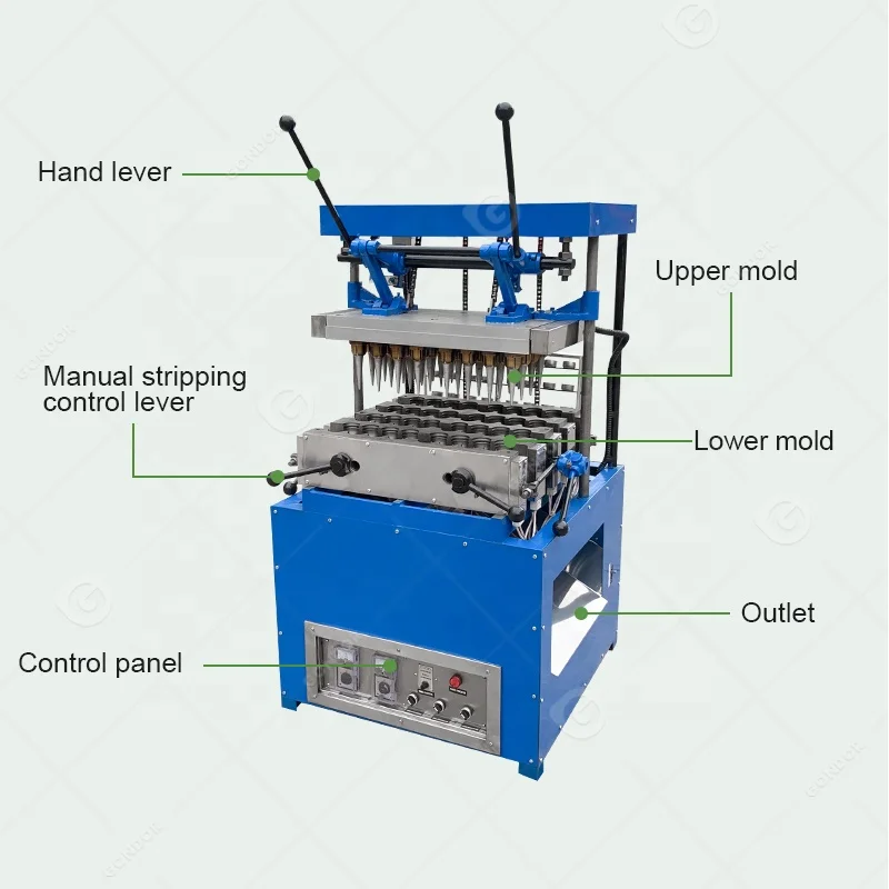 Automatic Big Pizza Biscuit Roll Maker Sugar Small Icecream Ice Cream Cone Bake Machine India for Make