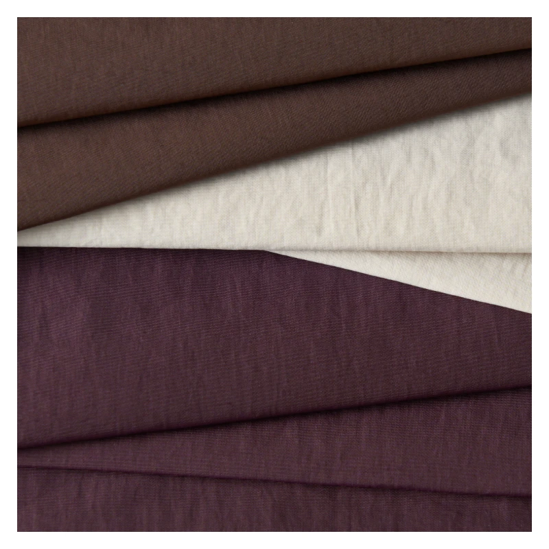 In Stock 30D 50D Nylon Taffeta Wadded Ripstop Thin Tracksuit Fabric Waterproof Taffeta Fabric For Down Jacket Clothing