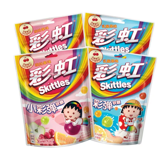SkittlesOriginal Chewy Candy 50g snacks wholesale Chinese Candy