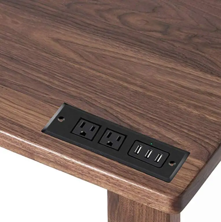 BY213, оптовая продажа, 5 В, 2,1 А, американский умный удлинитель, розетка питания с 3 USB-портами S023