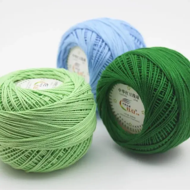 RongMeiXuan 50 г/шар 3 # 3ply DIY кружевная нить вязальная пряжа 100% хлопчатобумажная ручная вязка