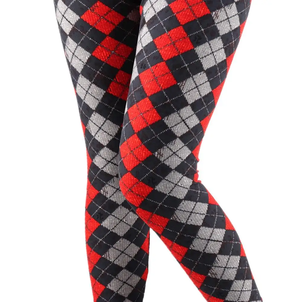 Индивидуальные ярлыки с высокой талией, индивидуальный дизайн, супер мягкие женские рождественские красные пледы, высокие и изогнутые леггинсы, оптовая продажа