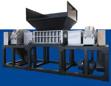 Metal Scrap Double Shaft Shredder Crusher Machine