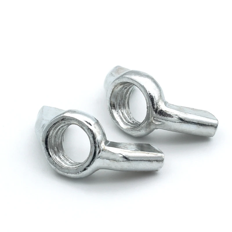 China Manufacturer 10#-24 Carbon Steel Zinc Plated Butterfly Wing Nuts