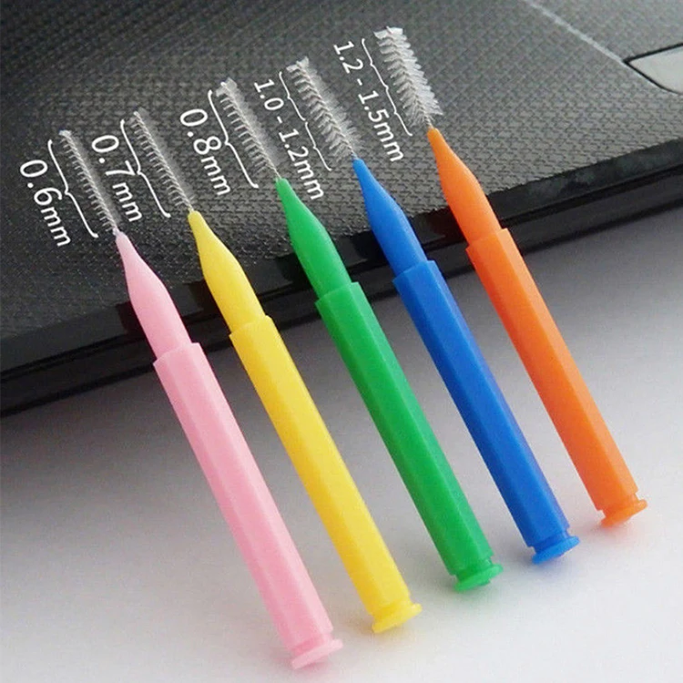 НОВЫЕ одноразовые межзубные щетки Зубная нить выбирает законченный резиновый зубочистка