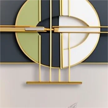 128x52 2024 Contemporary Design Handicraft 3D Design Wall Hanging Decoration Metal Art Iron Home Decor wholesale Dropshipping