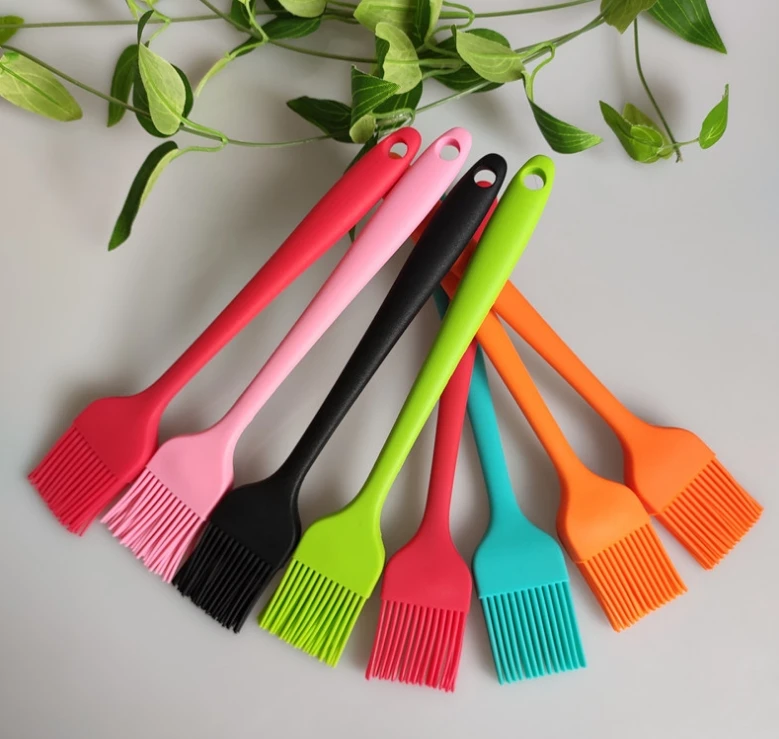 Grease brush household high temperature resistant whole package silicone barbecue baking brush