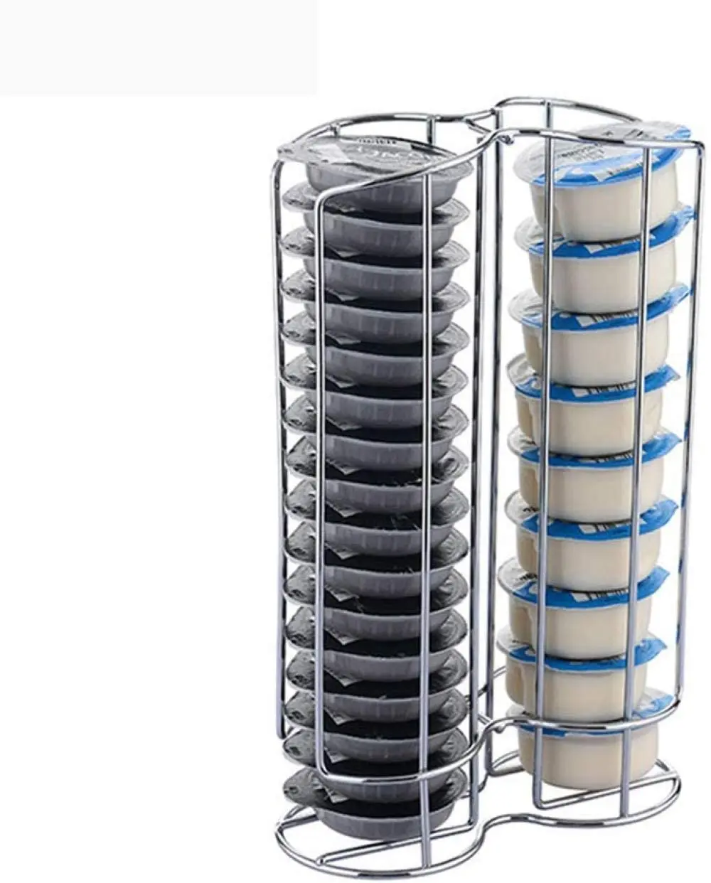 Wideny elegant and modern chrome-plated 32 coffee pod T-Disc Tassimo coffee capsule holder