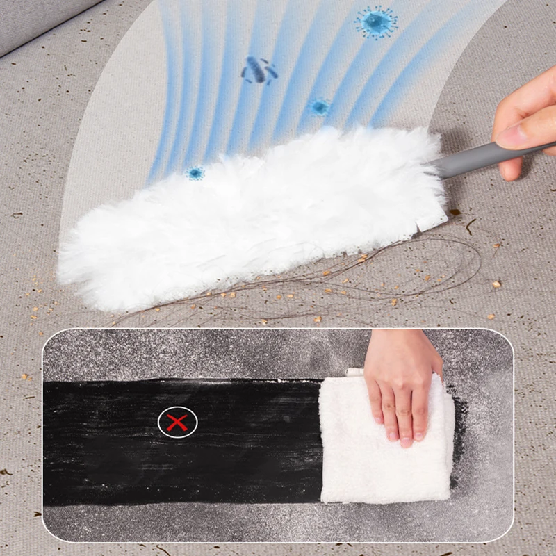 Electrostatic Anti-static Car Duster With Telescopic Handle