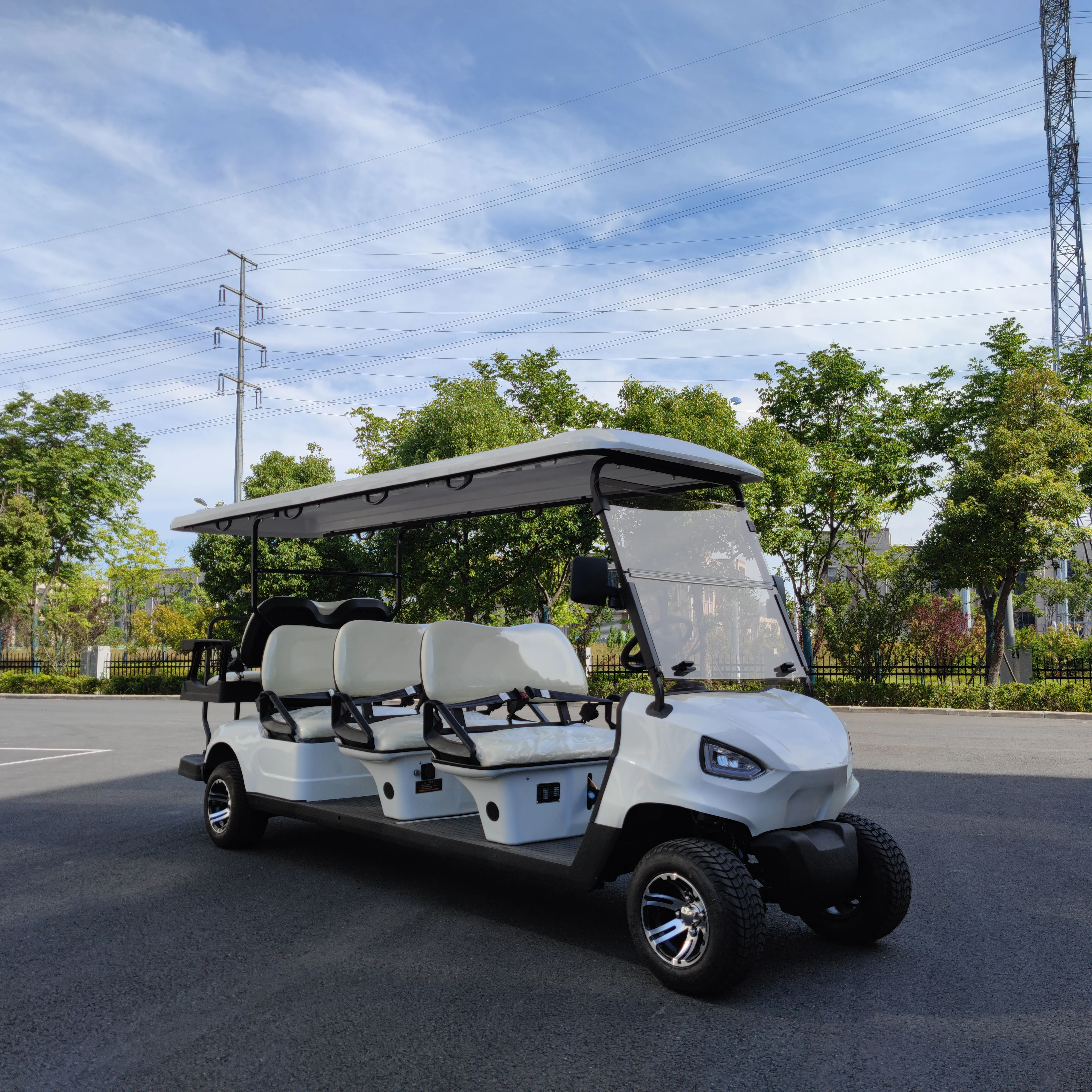 New energy 8 - seater Electric golf cars with Curtis controller