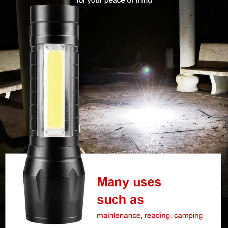 Mini Rechargeable Torch long aluminum led flashlight