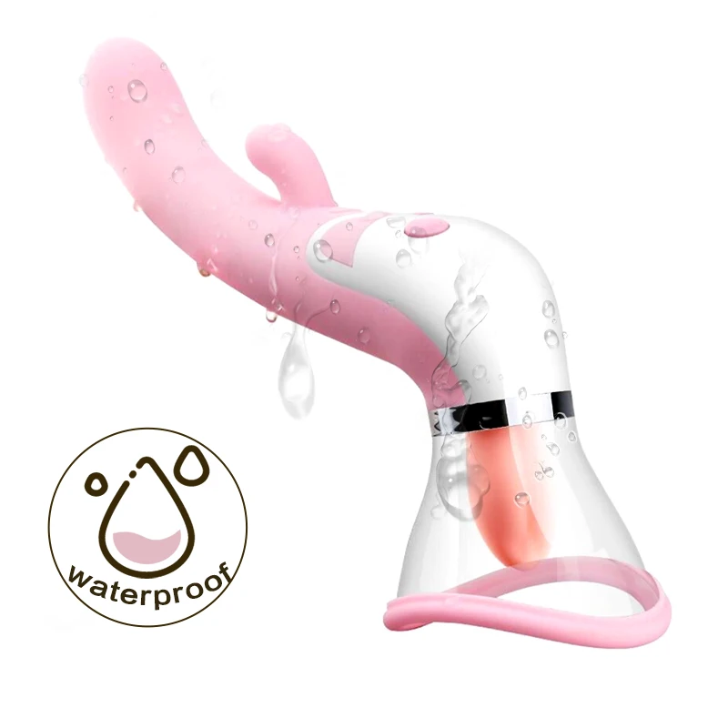 Female Sucking Tongue Licking Vibrator,Vagina Pussy Vacuum Pump Nipple Sucker Cup ,Sex Machine Powerful Sex Toys  Masturbator