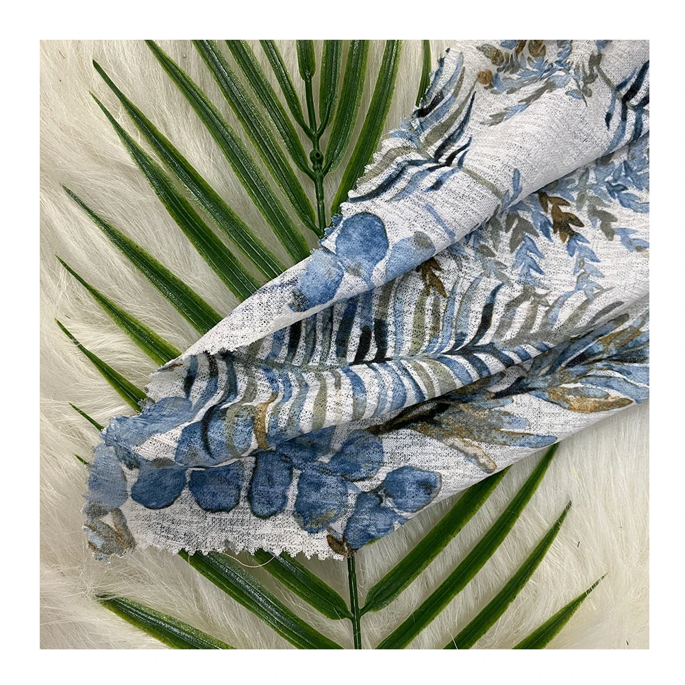 
2021 Hot Sale Fashion More Color Chiffon 100%Polyester Luxury Colorful Printed Fabric For Making Dress Garment Suit 