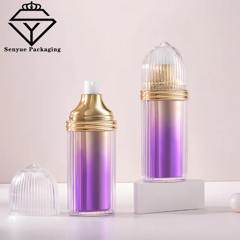 High grade skin care package empty bottle pump head press lotion bottle skin care cream bottle customization