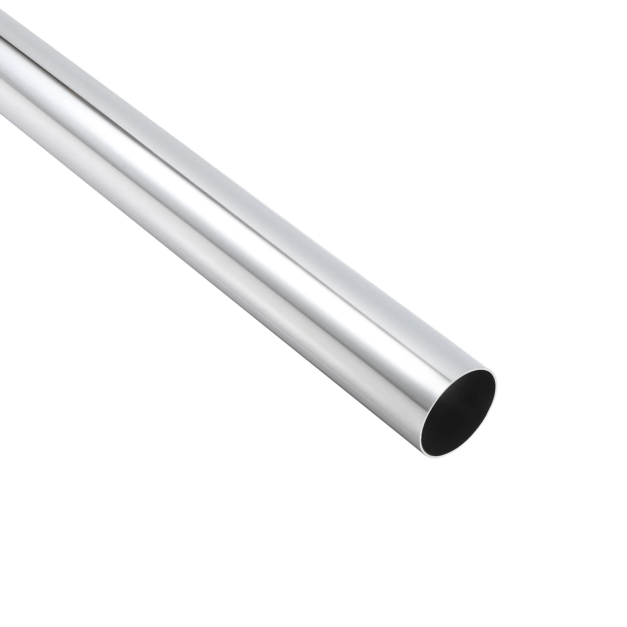 Wardrobe hanging rod Silver iron Yi clothes through rod clothes rack support rod