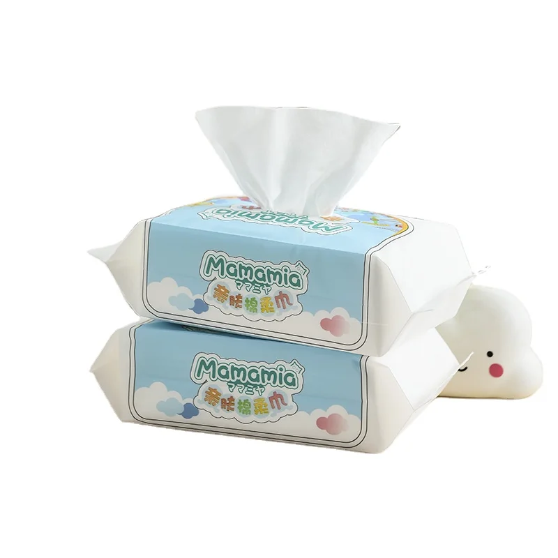  Good price non woven cotton disposable clean baby face towel in