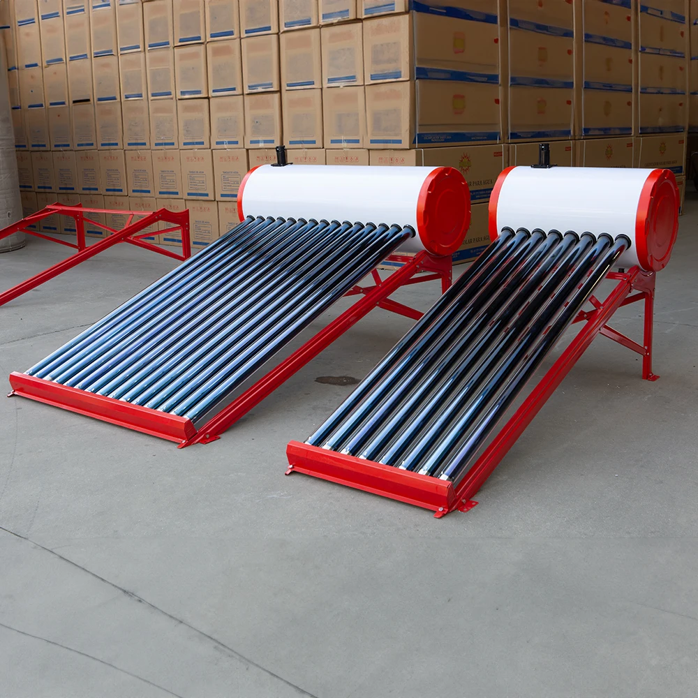 High efficiency solar hot shower water geyser for home and commercial