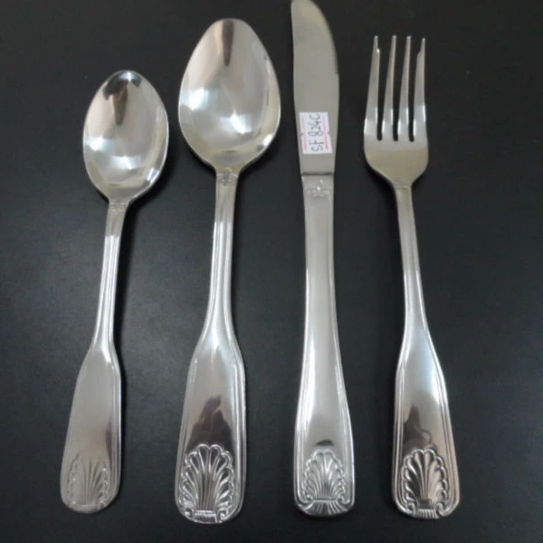 New deisgn and sample good looking stainless steel Classic design dishwasher safe party silverware set