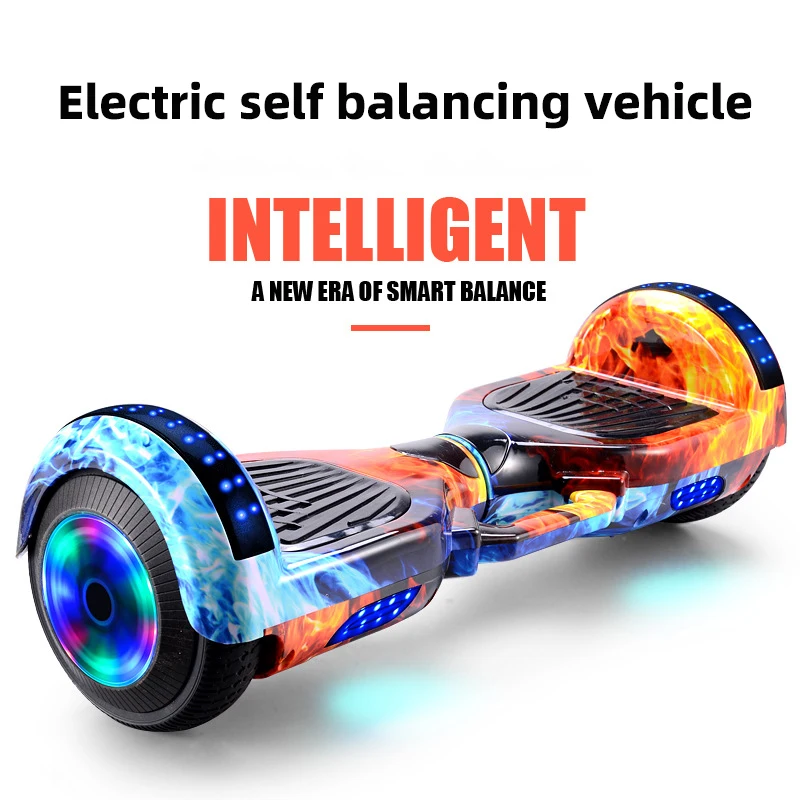 Hot selling colorful intelligent electric self balancing scooter for children aged 4-12 and adult two wheeled scooter