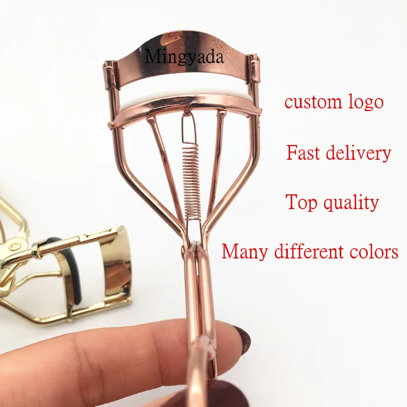 Eyelash Applicator, New Fashion Stainless Steel Eyelash Curler private label custom you own logo eyelash curler rose gold