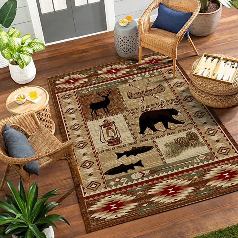 Thick Turkish Carpet Large Vintage Persian Area Rug Custom Distressed Boho Floor Mat Carpets and Rugs for Livingroom Bedroom