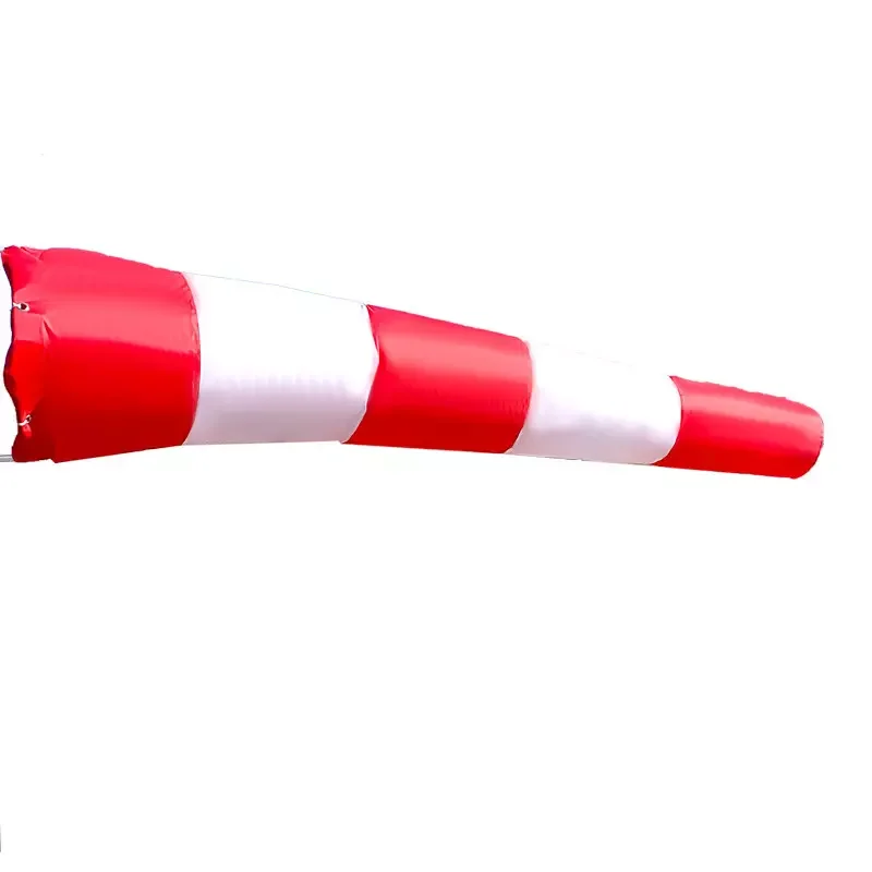 Safety Flag Wind Sock  Polyester /Vinyl  Red/Orange Windsocks