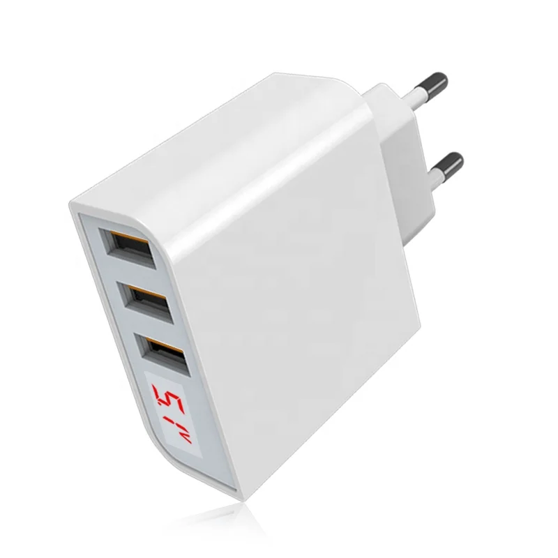 Горячая Распродажа 100-240v Портативное зарядное устройство для телефона 3.4a мобильный телефон зарядное устройство с цифровым дисплеем для мобильного телефона зарядное устройство