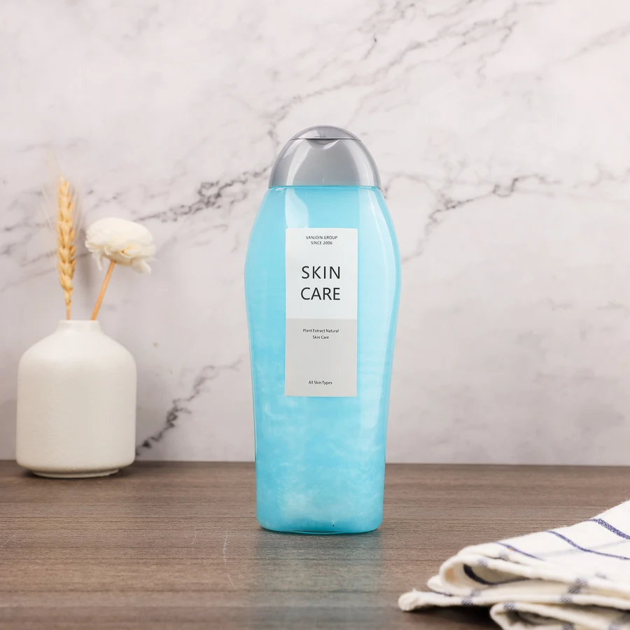 350ml oblique shoulder lotion bottle plastic cosmetic packaging 500ml body wash shampoo lotion bottles container