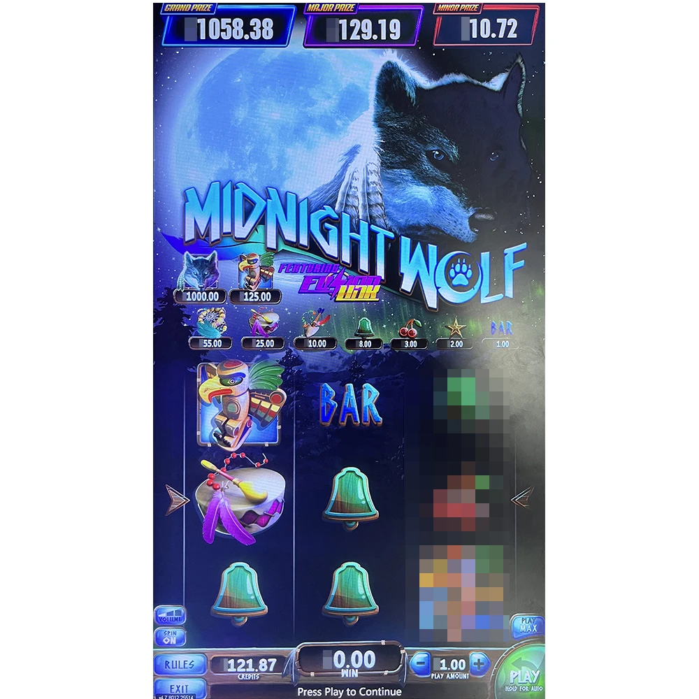 Vertical Monitor Version Video Games Machines Midnight Wolf Fusion Link Multiple Games Pcb Mainboard