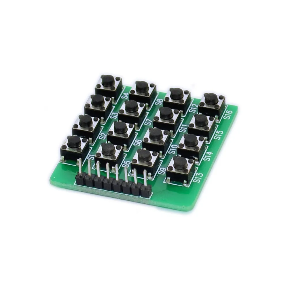 OEM/ODM Available 16 Key Keyboard Push Button Switch 4*4 Matrix Keypay Module
