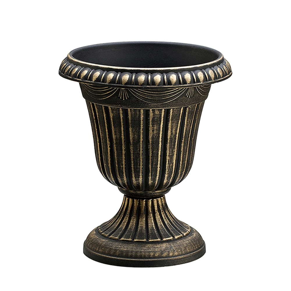 KD2922S Copper color plastic garden antique planters