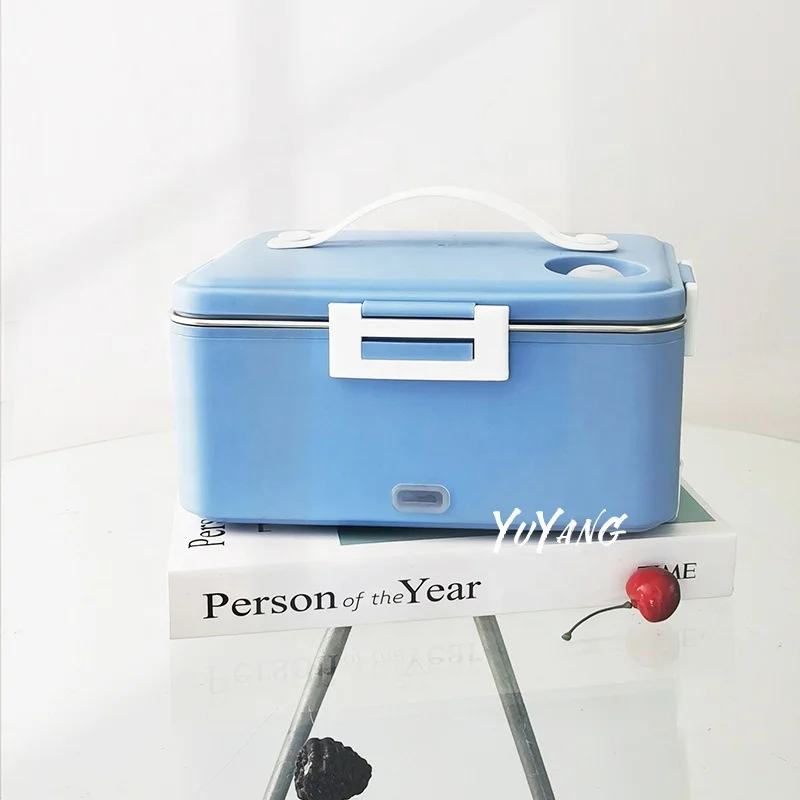 Large Capacity 12V 1.80L 80W Food Warmer 3IN1 304SUS Electrica Thermal Bento Box Car Electric Heating Lunch Box