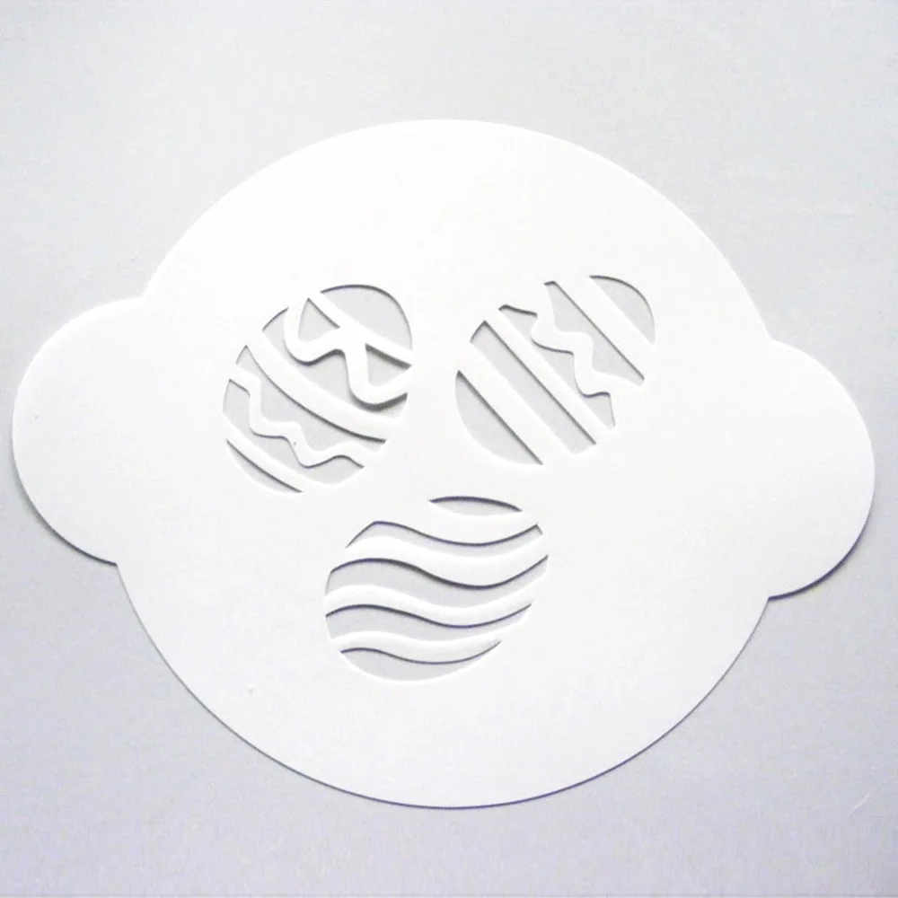 High quality customized PP coffee stencil/plastic cappuccino stencil