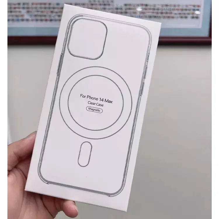 Прозрачный чехол из ТПУ для телефона с беспроводной зарядкой iPhone 13 se задняя крышка противоударный Магнитный 12 pro