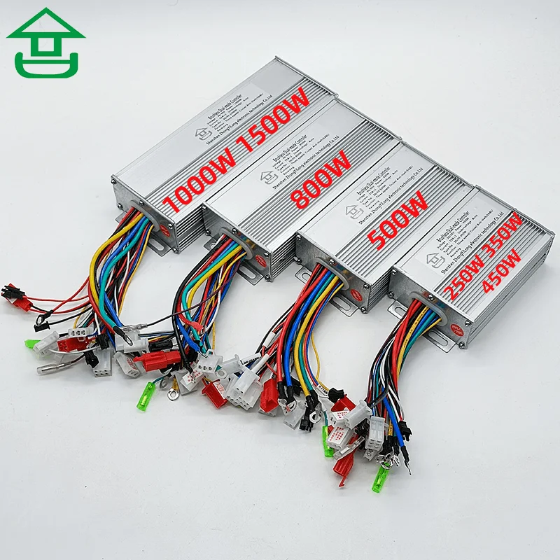 Factory Sales E Bike Controller 24V 48V 60V 64V 72V Bicycle 250W to 1500W for Brushless Dual Mode Motor Scooter Tricycle