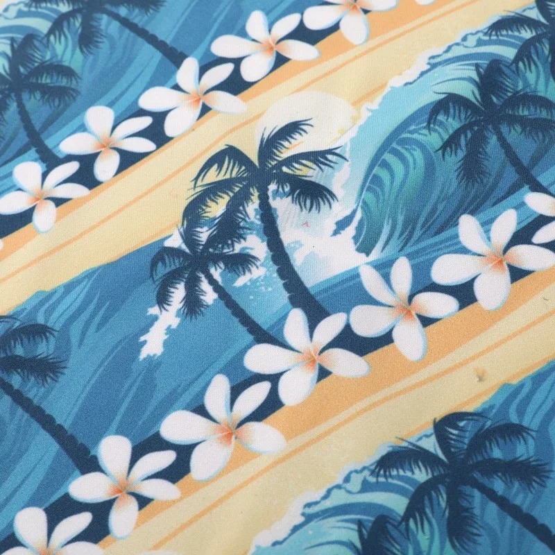 Peach fur digital printed beach pants pet supplies fabric clothing pillow apron fabric peach fur