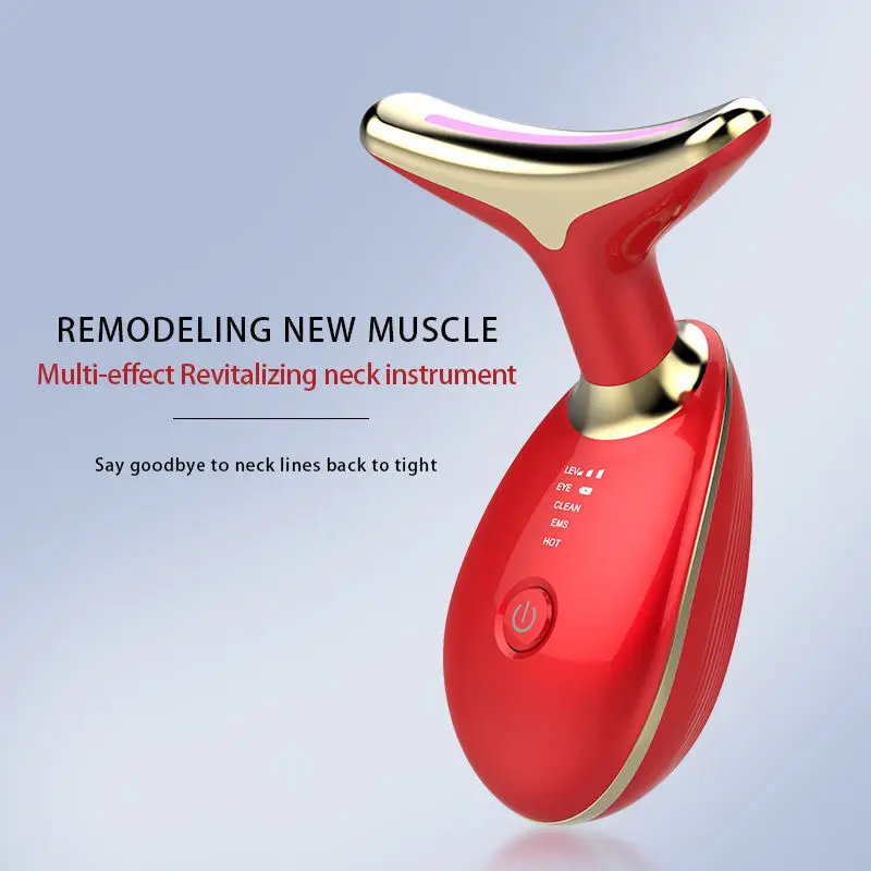 Order Custom 2023 LED Photon 3 Kinds Of Light Treatment Skin Scalp Machine Face And Neck Lift Massager To Remove Wrinkles