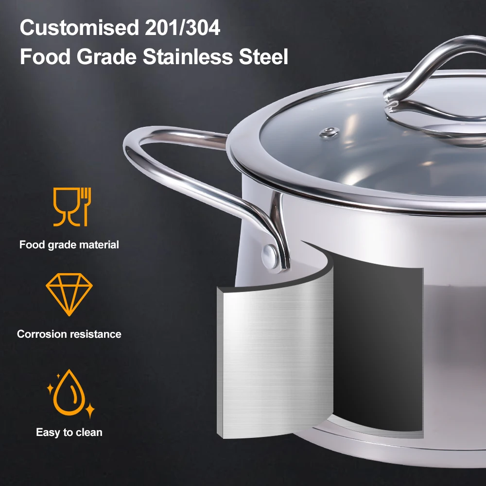 High Quality Luxury Kitchen Ware Non Stick Cookware Set Cooking Saucepan Cookware Sets