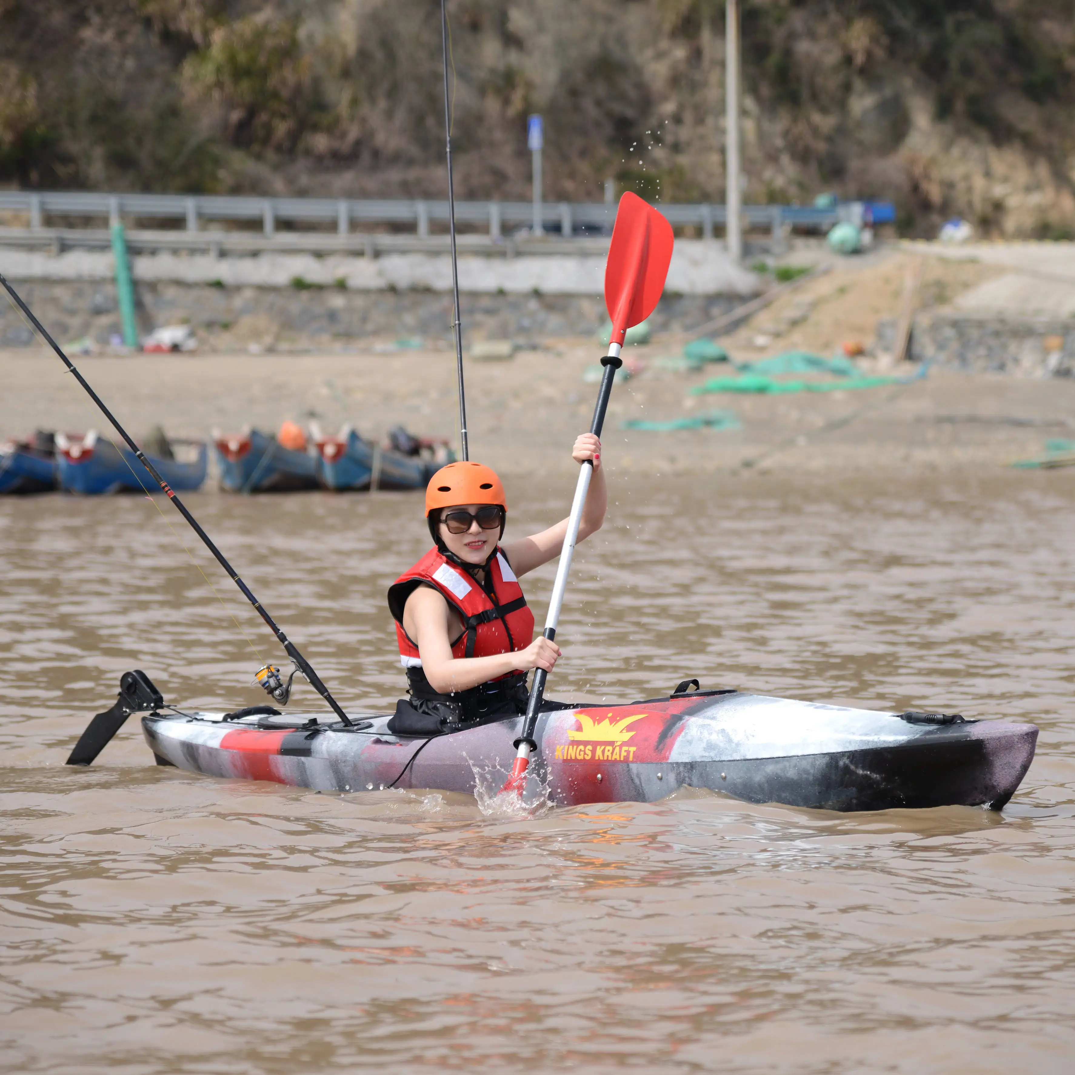 LULUSKY Reasonable Factory Price Recreational Adult Kayak