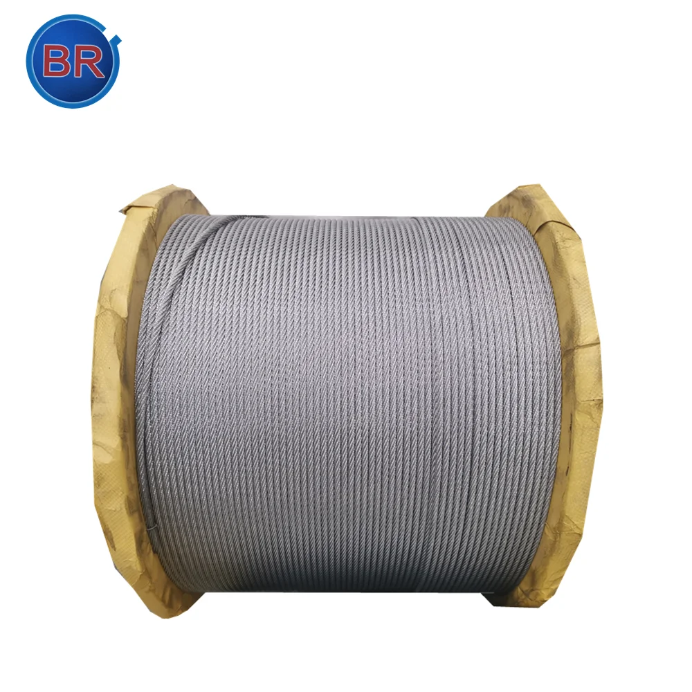 Factory Price Hot Dipped High Quality 6*19 Galvanized Steel Wire Rope 12mm 16mm For Rigging Rope