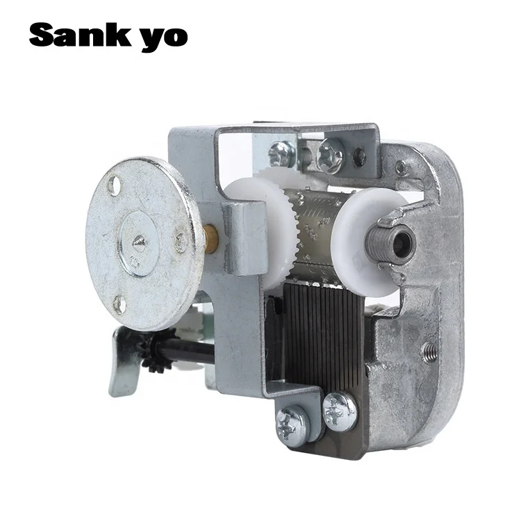 Eever Bright Custom Sankyo 18 тонов заводная Музыкальная шкатулка с механизмом вращением по центру 3 В электрическая музыкальная движение