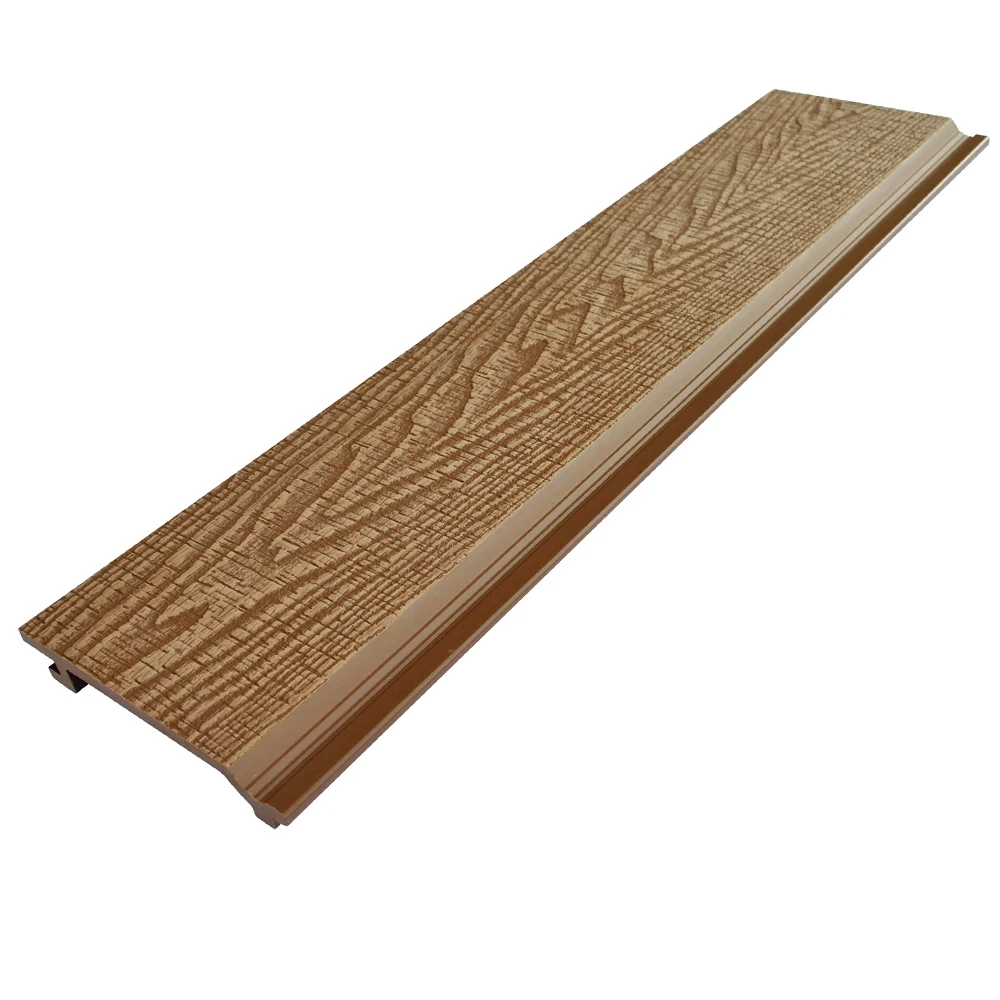 Wpc Wall Panel Outdoor Decoration Exterior Cladding UV-resistant Suit for