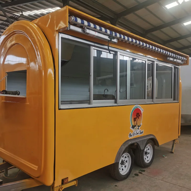 Высококачественная тележка для пищевых продуктов с полностью кухонным оборудованием