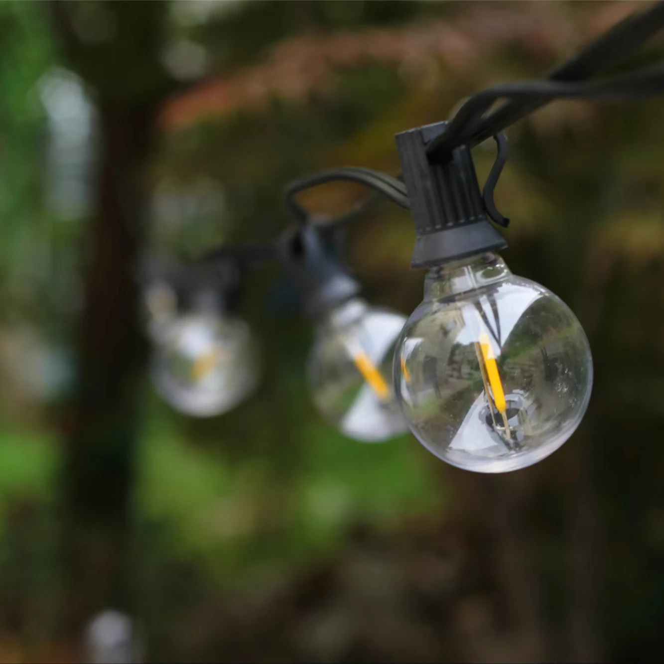 Luces de Navidad 25ft G40 Globe String Lights With 25 Glass Vintage E12 Base EU US UK plug