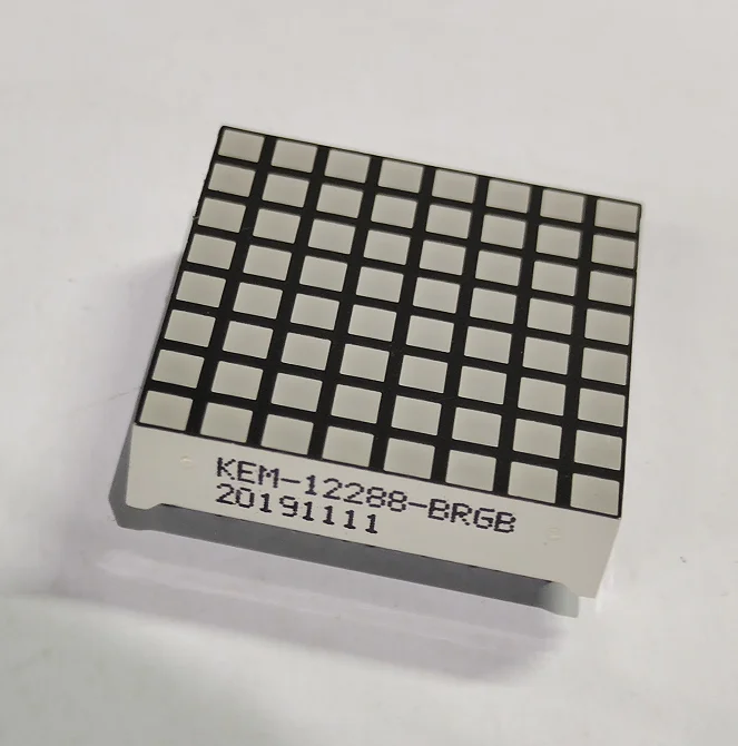 HOUKEM-12288-ARGB 1 2 дюймов квадратные точечно-матричный дисплей 8x8 цветная (RGB) светодиодная матрица 32x32mm